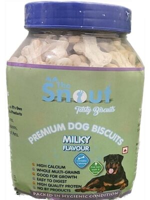 Tradesk Milky Flavour Real Milk Premium Dog Tasty Biscuit , 400g (Buy 2 Get 1 Free)