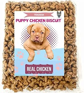 TRADESK Baby Puppy Dog Biscuits Treat, Chicken Flavour (100 gm)